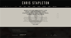 Desktop Screenshot of chrisstapleton.com